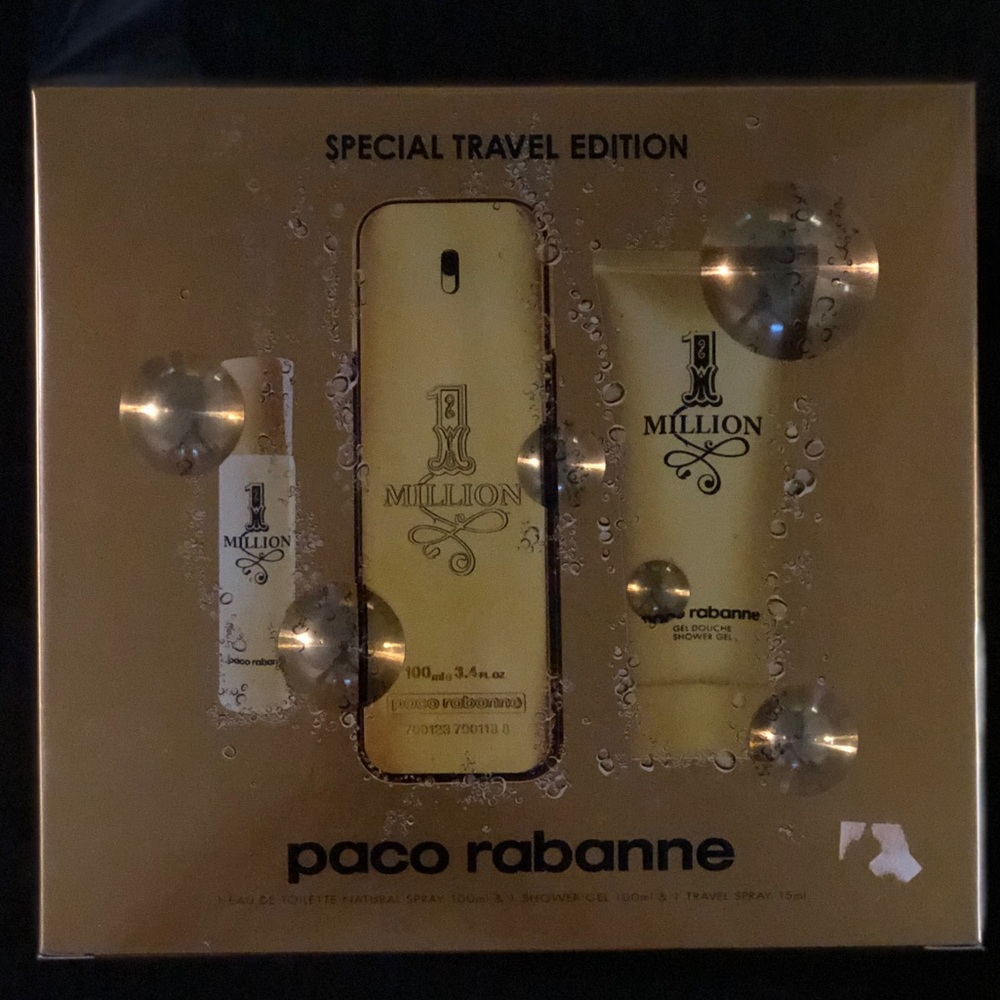 BNWT Paco Rabanne gift travel set